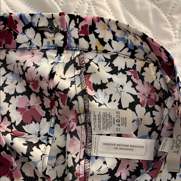 LOFT Floral Print Women's Wrap Skirt - Picture 4 of 4